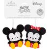 Hallmark Better Together Disney Mickey and Minnie Magnetic Christmas Ornaments, Set of 2(Mickey & Minnie)