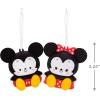 Hallmark Better Together Disney Mickey and Minnie Magnetic Christmas Ornaments, Set of 2(Mickey & Minnie)
