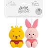 Hallmark Better Together Disney Mickey and Minnie Magnetic Christmas Ornaments, Set of 2(Winnie the Pooh & Piglet)
