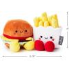 Hallmark Better Together Disney Tim Burton’s The Nightmare Before Christmas Magnetic Plush (Jack and Sally) 5″ Stuffed Toys, Easter Gifts for Kids(Hamburger and Fries)
