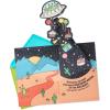 Hallmark Birthday Card for Kids with Light and Sound (Aliens, Here for the Cake)