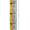 Hallmark Birthday Wrapping Paper Rolls – Balloons, Stars, Cupcakes, Blue Stripes, Solid Red Gift Wrap Paper (Set of 3 Reversible Rolls: 75 sq. ft. ttl.)(Golden Yellow  Multicolor and Light Blue)