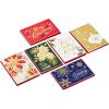 Hallmark Boxed Christmas Cards Assortment, Gold Foil Classic (6 Designs, 36 Cards with Envelopes)(Holiday Classic Gold Foil Card Assortment)