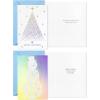 Hallmark Boxed Christmas Cards Assortment, Gold Foil Classic (6 Designs, 36 Cards with Envelopes)(Holiday Holographic Card Assortment)