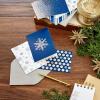Hallmark Boxed Christmas Cards Assortment, Peace Hope Joy (48 Cards with Envelopes) (1XPX5176)(Blue Designs)