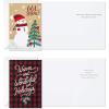 Hallmark Boxed Christmas Cards Assortment, Rustic Holidays (6 Designs, 24 Cards with Envelopes)(Rustic)