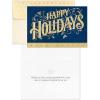 Hallmark Boxed Christmas Cards, Season to be Grateful (16 Cards and 17 Envelopes)(Blue and Gold)