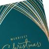 Hallmark Boxed Christmas Cards, Snowman and Cardinal (16 Cards and 17 Envelopes), (1XPX5437)(Modern Elegant Christmas Holiday Cards)