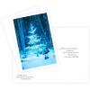 Hallmark Boxed Christmas Cards, Snowy Glowy Tree (16 Cards and Envelopes)(Peace)