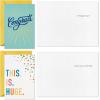Hallmark Boxed Graduation Cards, Congrats Grad (40 Cards with Envelopes) Black, White and Gold(Congrats Any Occasion)