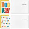 Hallmark Boxed Graduation Cards, Congrats Grad (40 Cards with Envelopes) Black, White and Gold(Congrats Any Occasion)