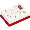 Hallmark Boxed Holiday Cards, Floral Season’s Greetings (40 Cards with Envelopes)(Cards+ Cards White and Gold)
