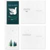 Hallmark Boxed Religious Christmas Cards Assortment, Christmas Blessings (6 Designs, 24 Cards with Envelopes)(Blue Green Peace Holiday Money Holder Assortment)
