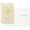 Hallmark Boxed Religious Christmas Cards, Gold Foil Star (40 Cards and 40 Envelopes) Holy Season Blessings