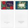 Hallmark Bulk Boxed Christmas Card Assortment, Elegant Jewel-Tone Floral Assortment (72 Cards and Envelopes)(Jewel-Tone Florals Holiday Card Assortment)