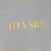 Hallmark Bulk Thank You Cards, 100 Blank Notes with Envelopes for Weddings, Graduation, Small Business (Gold and Gray)