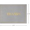 Hallmark Bulk Thank You Cards, 100 Blank Notes with Envelopes for Weddings, Graduation, Small Business (Gold and Gray)