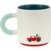 Hallmark Channel Christmas Coffee Mug (“This is My Hallmark Channel Watching Mug”) 17 oz., Red Truck, Mint Green Handle, Christmas Gifts(Coffee Mug)