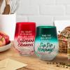Hallmark Channel Christmas Coffee Mug (“This is My Hallmark Channel Watching Mug”) 17 oz., Red Truck, Mint Green Handle, Christmas Gifts(Wine Glasses)