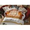Hallmark Channel Popcorn Bowl (Merry Movie Watching) Red and Green Holly, Housewarming Present(Friends)