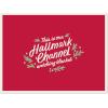 Hallmark Channel Popcorn Bowl (Merry Movie Watching) Red and Green Holly, Housewarming Present(Oversized Blanket)