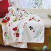 Hallmark Channel Popcorn Bowl (Merry Movie Watching) Red and Green Holly, Housewarming Present(Snow Memories)