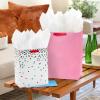Hallmark Christmas Assorted Gift Bag Bundle with Mix-n-Match Gift Tags, Traditional (Pack of 7 : 3 Large 13″, 4 Medium Gift Bags 9″; 7 Gift Tags)(Pink  Blue  Red  Snowflakes  Stripes)