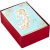 Hallmark Christmas Boxed Card Assortment, Snowman and Christmas Tree (40 Cards with Envelopes and Gold Seals)(Dove and Angel)