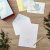 Hallmark Christmas Boxed Card Assortment, Snowman and Christmas Tree (40 Cards with Envelopes and Gold Seals)(Dove and Angel)