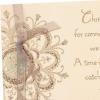 Hallmark Christmas Card (Thinking of You Snowflakes)(Cared About So Much  Snowflakes)