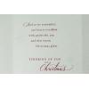 Hallmark Christmas Card (Thinking of You Snowflakes)(Thinking of You Cardinals)