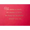 Hallmark Christmas Card for Mom and Dad (Red Foil Tree)(Red Foil Tree)