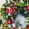 Hallmark Christmas Cards Boxed with Envelopes, Happy Holidays (40 Blue Holiday Cards)(Photographic Wreath Cards)