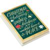 Hallmark Christmas Cards (Red Merry Christmas, 16 Cards and 17 Envelopes)(Believing in Goodness Holiday Cards)