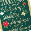 Hallmark Christmas Cards (Red Merry Christmas, 16 Cards and 17 Envelopes)(Believing in Goodness Holiday Cards)