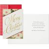 Hallmark Christmas Cards (Red Merry Christmas, 16 Cards and 17 Envelopes)(Christmas White Poinsettia Cards)