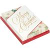 Hallmark Christmas Cards (Red Merry Christmas, 16 Cards and 17 Envelopes)(Christmas White Poinsettia Cards)