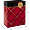 Hallmark Christmas Gift Bag Assortment (8 Bags: 3 Small 6″, 3 Medium 9″, 2 Large 13″) Red, White and Gray, Snowman, Citrus, Quilted Snowflakes(1 Count (Pack of 4))