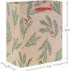 Hallmark Christmas Gift Bag Assortment (8 Bags: 3 Small 6″, 3 Medium 9″, 2 Large 13″) Red, White and Gray, Snowman, Citrus, Quilted Snowflakes(8 Count (Pack of 1))