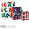 Hallmark Christmas Gift Bag Assortment for Kids (8 Bags: 3 Small 6″, 3 Medium 9″, 2 Large 13″) Red, Blue, Green Plaid, Elf, Santa, Snowman, Oh What Fun!(Fa la la  Oh What Fun  Christmas Plaid)
