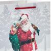 Hallmark Christmas Gift Bag Assortment with Tissue Paper (Pack of 3 Gift Bags: 1 Large 13″, 2 Extra Large 15″) Gold, Plaid, Santa(Plaid  Snowflakes  Snowman  Santa  Red Truck)