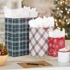 Hallmark Christmas Gift Bag Assortment with Tissue Paper (Pack of 3 Gift Bags: 1 Large 13″, 2 Extra Large 15″) Gold, Plaid, Santa(Plaid  Snowflakes  Snowman  Santa  Red Truck)