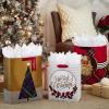 Hallmark Christmas Gift Bag Assortment with Tissue Paper (Pack of 3 Gift Bags: 1 Large 13″, 2 Extra Large 15″) Gold, Plaid, Santa(Retro Santa  Merry Christmas  Plaid Tree)