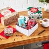 Hallmark Christmas Gift Boxes 3-Pack Assorted Sizes (Red & Green Stripes, Plaid, Polka Dots) for Hostess Gifts, Holiday Parties, Wrapped Treats(Holly  Christmas Trees  Snowflakes)