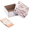 Hallmark Christmas Gift Boxes 3-Pack Assorted Sizes (Red & Green Stripes, Plaid, Polka Dots) for Hostess Gifts, Holiday Parties, Wrapped Treats(White Silver  Gold  Rose Gold)