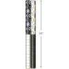 Hallmark Christmas Wrapping Paper Jumbo Rolls with Cut Lines on Reverse (2 Rolls, 4 Designs: 160 Sq. Ft. Ttl) Black and Gold Trees, Snowflakes, Plaid for Holidays, Hanukkah, Weddings, Graduations