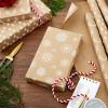 Hallmark Christmas Wrapping Paper Rolls – Minimalist Brown Kraft Trees, Antlers, Snowflakes Gift Wrap Paper (3 Rolls: 90 sq. ft. ttl.) for Holiday Parties, Hanukkah, Winter Weddings(Trees  Antlers  Snowflakes)