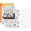 Hallmark Crayola Coloring Cards Assortment (Pack of 6 Thank You, Thinking of You, Encouragement Cards and Envelopes)