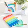 Hallmark Crayola Hardcover Journal, Rainbow (196 Pages), Gold (5STZ1089)