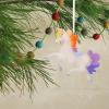 Hallmark Crayola Unicorn Resin Christmas Ornament(Unicorn with Rainbow Mane)
